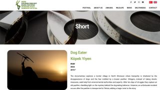 سگ خور در جشنواره مستند حیات وحش آنکارا